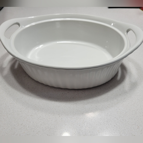 Corningware Kitchen Corningware French White Stoneware Baker Dish